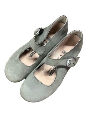 BIRKENSTOCK Mantova Mary Jane Taupe Suede Womens Size US 7 EU 38 GREAT SHAPE